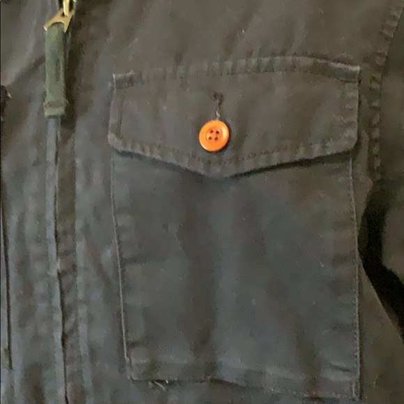 Old Navy canvas utility field  jacket small navy - Picture 2 of 7